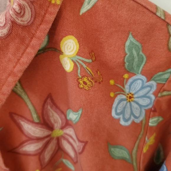 Coldwater Creek women's Large Floral Long Sleeve Light Jacket - Picture 5 of 9